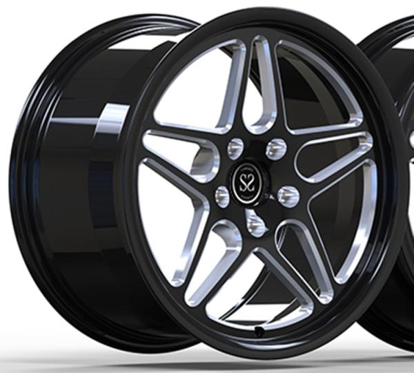Honda Civic R FL5 Forged 1 Piece Aluminum Wheels 9.5Jx19 ET60 Gloss Black