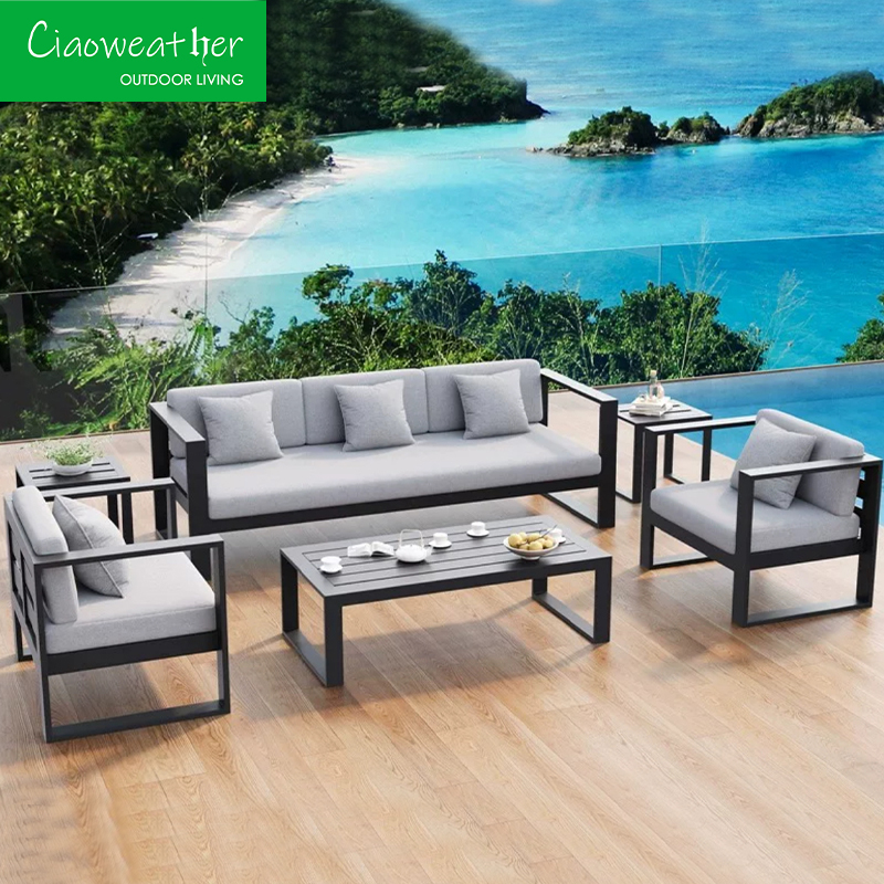 Outdoor Garden Patio Furniture with Cushion Covers Hotel Restaurant Banquet Home Coffee