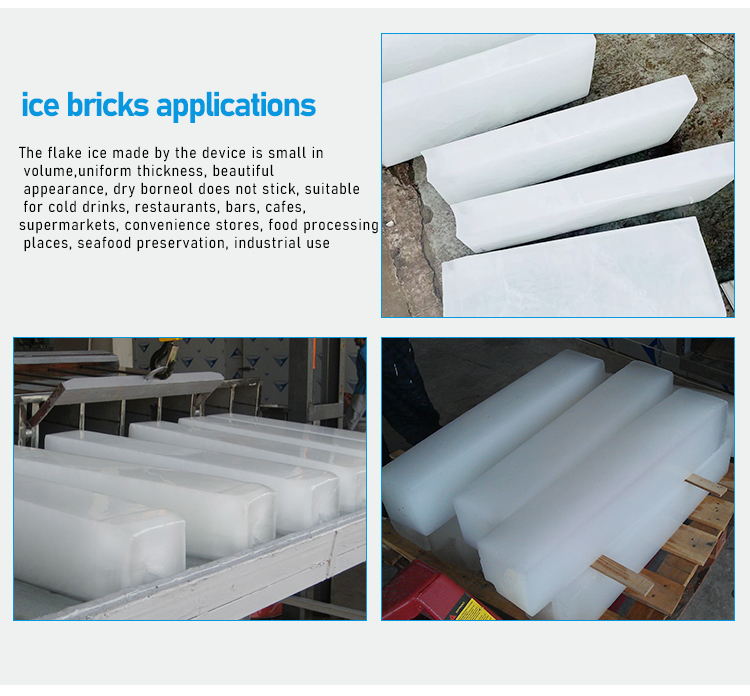 2Ton Salt Water Ice Block Machine Fresh Keeping Air Cooled Big Ice Block Maker