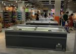 Supermarket No Frost Island Freezers Large Glass Door Chest Display Freezer