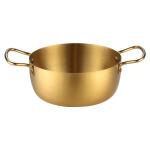 Wholesale Silver Korean Cookware Sauce Pot Stainless Steel 430 Soup Pot With