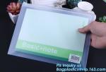 Slider zipper Clear pvc bag for package Vinyl transparent pvc bag cosmetic