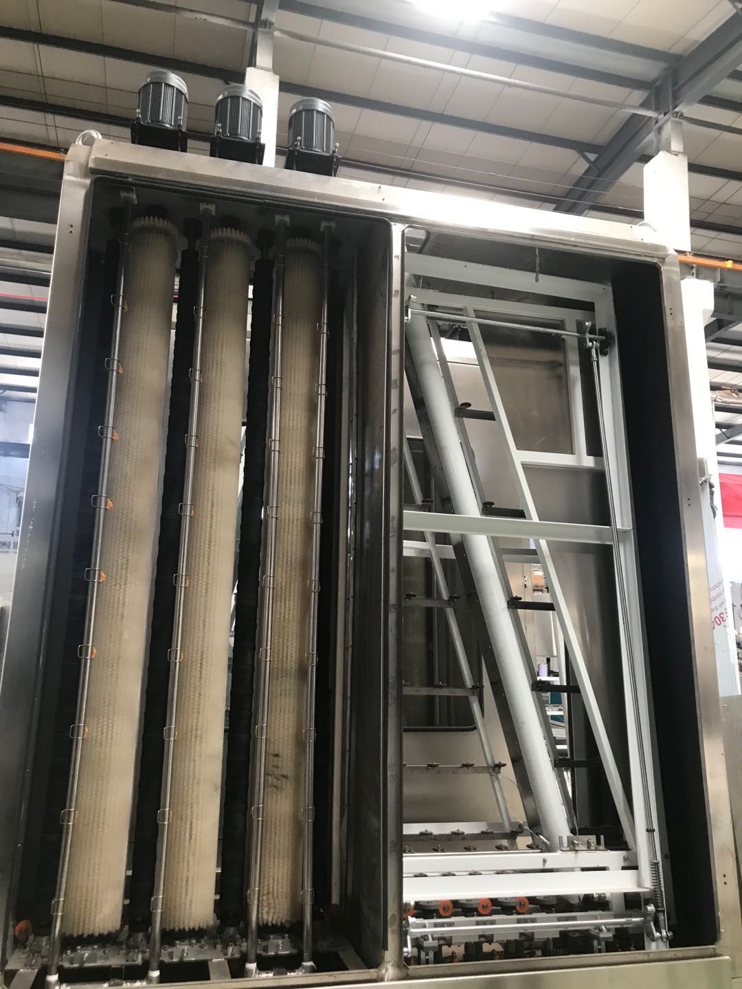 Combined Vertical Insulating Glass Special Cleaning And Air Drying Machine With AI