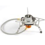 Stainless and Copper Mini Gas Stove for Camping 0.370kg Gross Weight Foldable