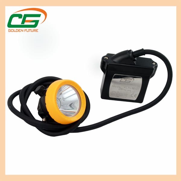 Outdoor High Brightness Rechargeable Mining Cap Lamps High Power Long Range Head Mounted