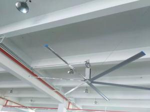 Wholesale 7.3m Node Industrial Ceiling Fan With 6pcs Blades Silver Poultry Farm Ventilation Fans from china suppliers
