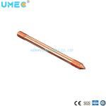 Copper Conductor Material 0.33mm-0.38mm Copper-Plated Ground Rods Accepted by