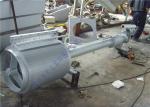 External Feed Rotary Drum Screen Silver Metal Color Robust Perforated Opening