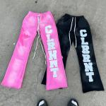 Customization Flared Jogging Pants Urban Wear Joggers Mens Streetwear Track