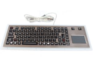 Wholesale IP68 Waterproof Ruggedized Military Compact Keyboard With Touchpad 89 Keys 5V DC from china suppliers