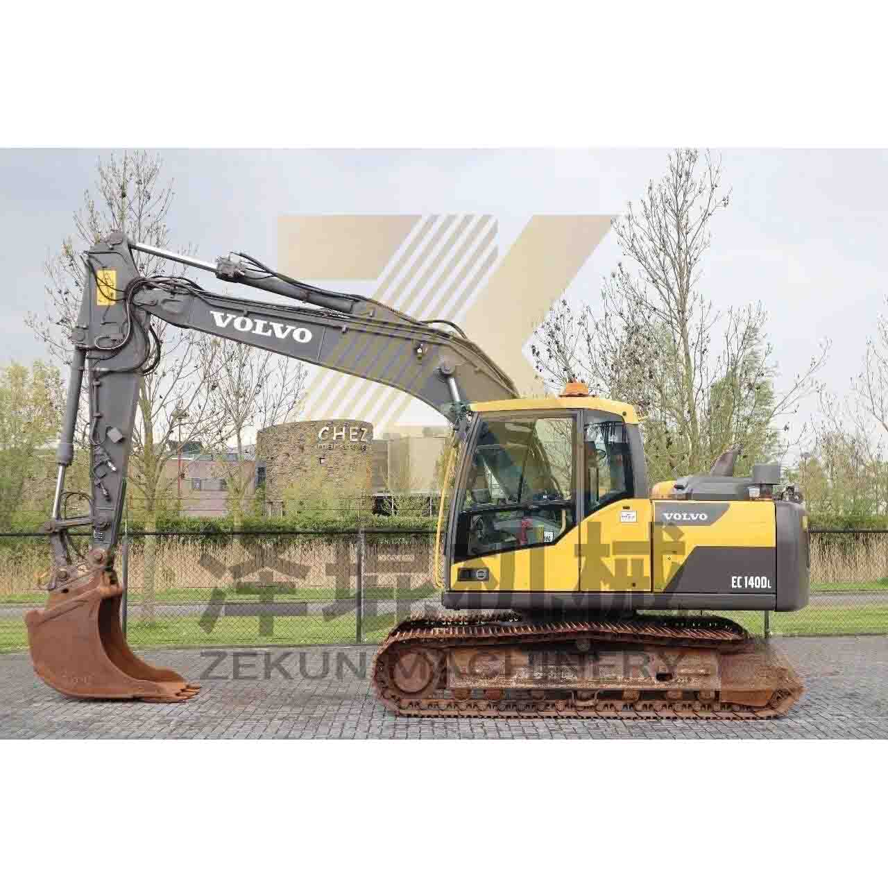 Used Volvo EC140DL Excavator, 7840 Hours, 0.25-0.66m³ Bucket