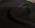 Polyester wool peach fabric formal black color for abaya cloth, width 58 inches,
