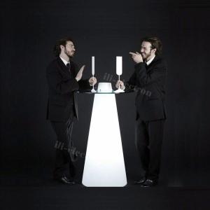 Wholesale high top RGB lighting bar furniture led cocktail table from china suppliers