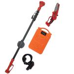 2Ah Battery Operated 10FT Electric Pole Chain Saw for Yard Maintenance Carbon