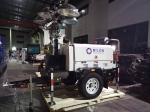 Mining 9m Vertical Hydraulic Mast LED Diesel Light Towers Trailer