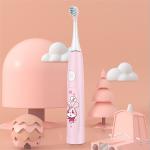 Eco Friendly Children Sonic Rechargeable Electric Toothbrush with 3 Brushing
