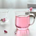 Glass Filter Glass Tea Infuser Cup Customized Logo For Office / Travel
