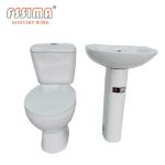 France Classical Style Ceramic Sanitary Ware Water Saving Two Piece Toilets With