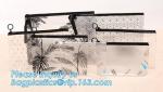 pvc travel slider zipper cosmetic bags, pvc zipper slider pencil bag, pvc slider