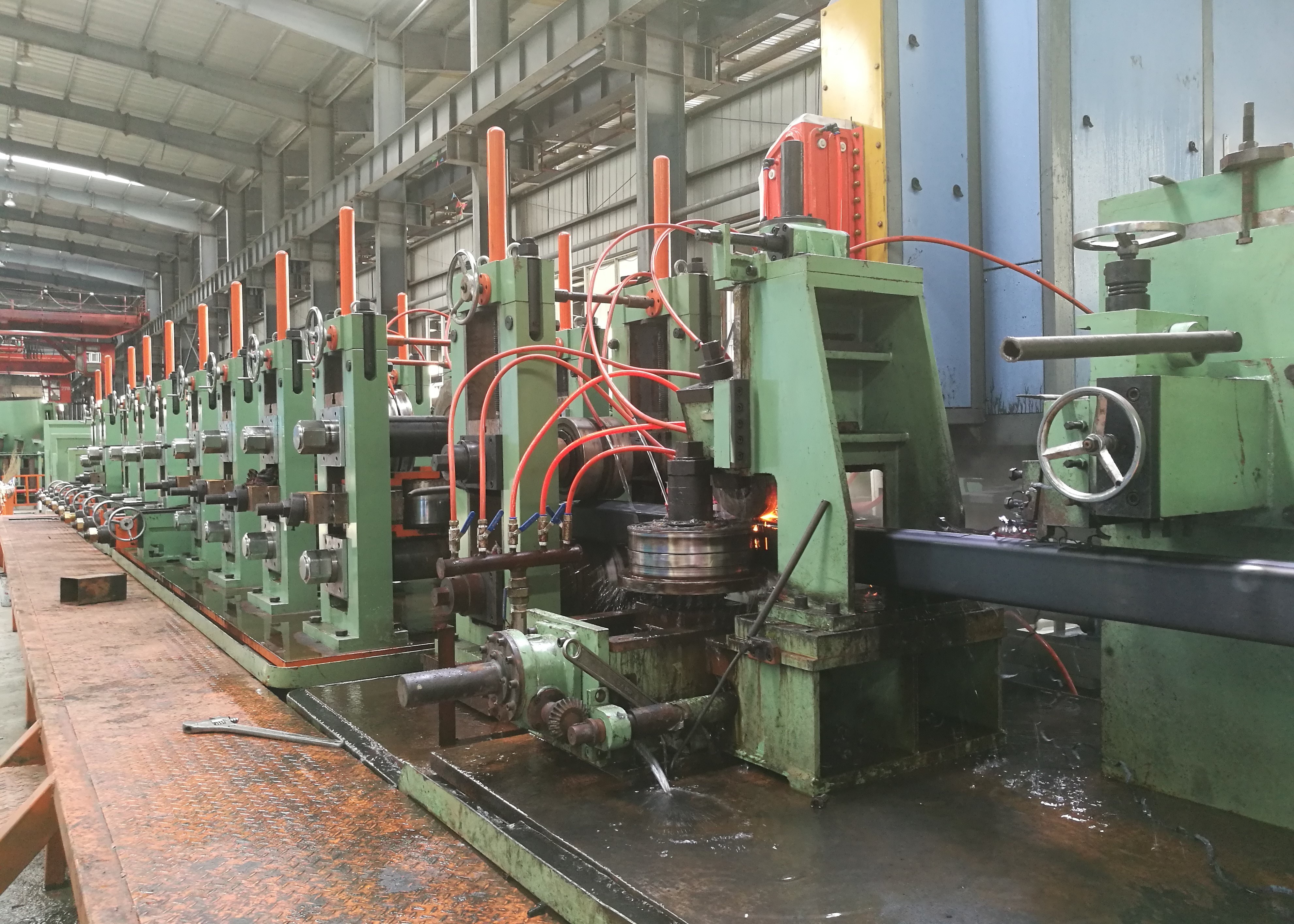 High Toughness Galvanized Steel Square Tubing , Zinc Plating Mild Steel Square Tube