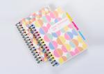 Colorful Plastic Hard Cover Notebook / Notepad Custom Logo For Business Gift