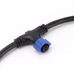 IP67 Male Female PVC T Type Waterproof Connector For LED Light