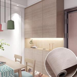 Wholesale Moisture Proof Faux Wood Grain Wallpaper 100m Peel And Stick Removable Wallpaper from china suppliers