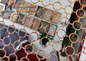Wholesale Hotel Room Rose Gold Ring Mesh Fabric 12mm Stainless Steel 316 from china suppliers