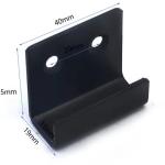 Metal Brackets Customized Fabricating Black Metal Brackets Spraying Service