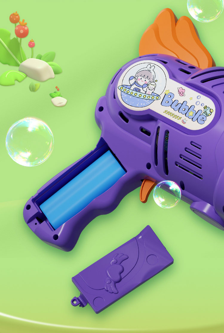 Other Educational Toys Fun and Educational Unisex 69 Hole Luminous Angel Bubble Gun