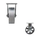 6x2 Inch Silver Wheel 280kg Load Capacity Heavy Duty Rigid Casters