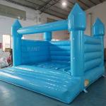 Commercial Moonwalk Blue Inflatable Bouncer House Inflatable Bouncy Jumping
