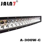 LED Light Bar JALN7 52Inch 300W Curved Spot Flood Combo LED Driving Lamp Super