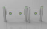 Acrylic 900mm Access Control Speed Gates Office Building Turnstiles OEM
