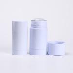 Round Twist Up Salve Plastic Deodorant Tubes Container 30g 50g 75g Clear Empty