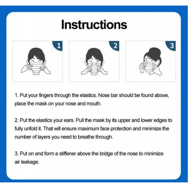 3 Ply Surgical Disposable Protective Face Mask Anti Droplets With Earloop