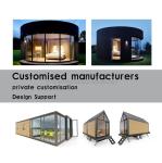 Customized Color Flat Packaging Prefabricated Houses Triangle House for Hotel