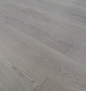 Wholesale Premium AB grade Russian Oak engineered flooring with light grey stain, color E26 from china suppliers