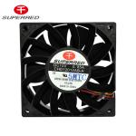 6.727m3/Min 120x38mm DC12/24/48V PBT Server Cooling Fan
