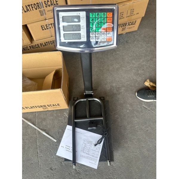 OBM Supported Customizable 150kg-500kg Industrial Digital Electronic Bench Scale with High Accuracy and Steel Platform
