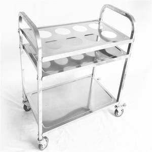 Wholesale High Quality Stainless Steel Removable Trolly with Four Wheels from china suppliers