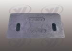 Polishing Asphalt Mixing Blade Wear Resistant Cast Iron