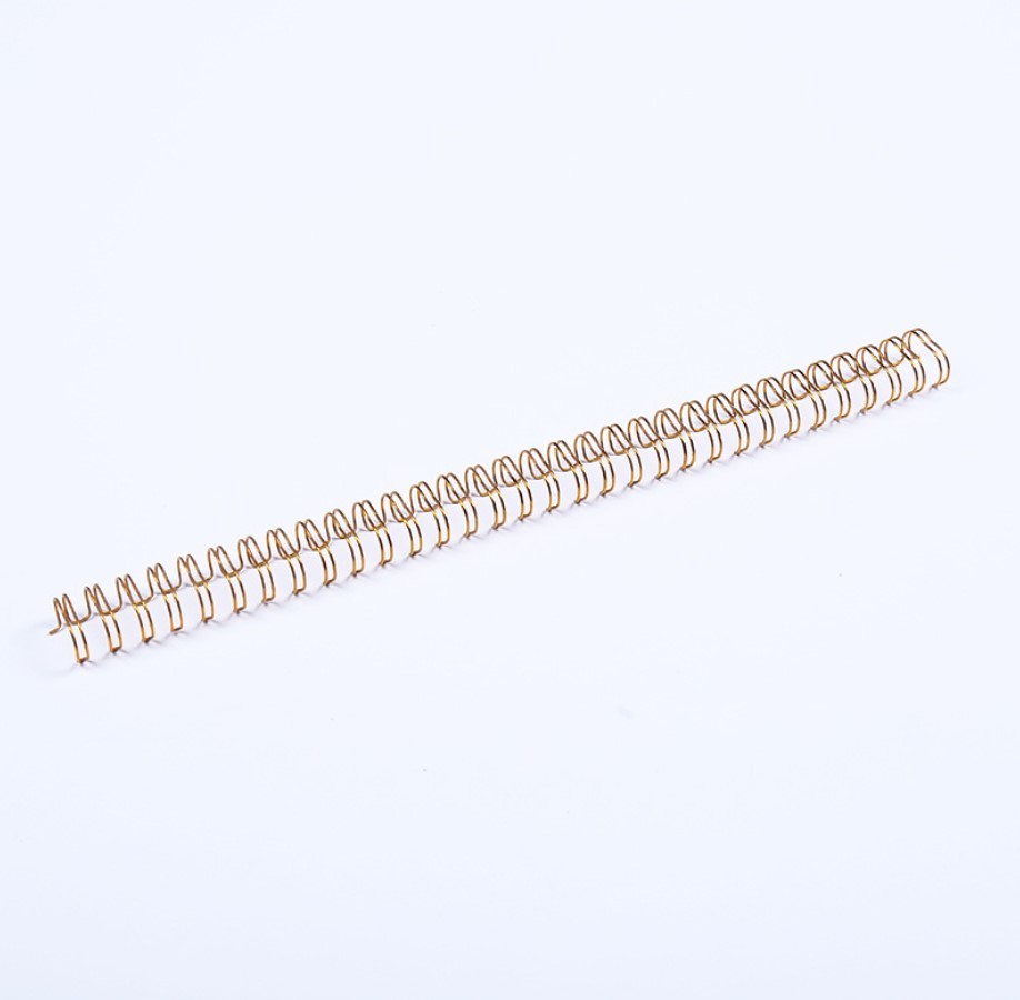 Bronze 1.25 Inch Book Binding Materials , Dia31.8mm Wire O Bound