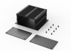 Wholesale 6063 6005 Black Anodized Extruded Aluminum Box Electrical Cover from china suppliers