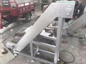 Wholesale Plastic Modular Belt Incline Conveyor for Food Industry Stainless Steel Conveyor Slat Chain Conveyor Food Conveyor Chocolate Making Bread Conveyor from china suppliers