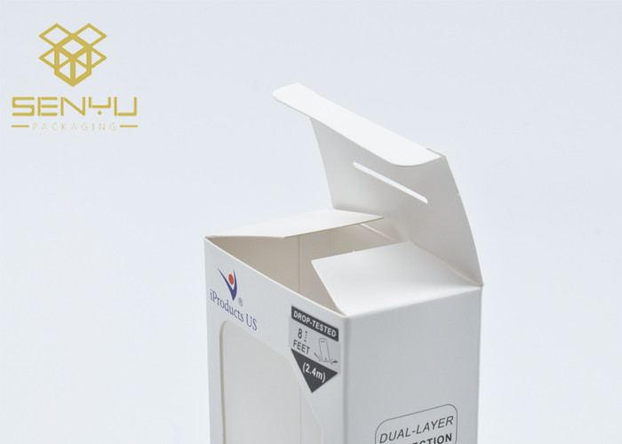 Custom Charger Electronic Mouse Packaging Box Window Opening Card Case