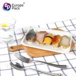 Customized Disposable plastic cornstarch compostable meat trays/food tray/fruit