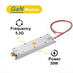 10- 55 Degree Celcius 2.4G 2400-2500MHz 30W GaN Module for Counter Fpv Anti