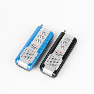 Wholesale Mini Pocket Auto Scan Radio With Mini Flashlight For Outdoor Emergency from china suppliers
