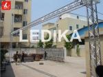 6082 T6 Aluminium Goal Post Led Screen / Background Cloth Stand Truss System TUV